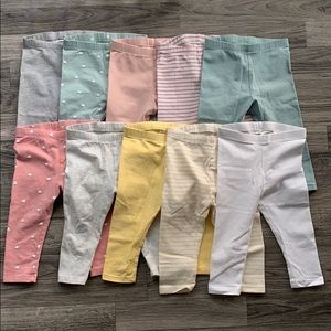 H&M Leggings Bundle - Size 9-12 months